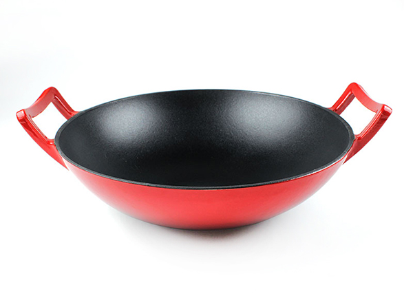 cast iron wok