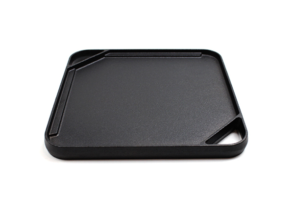 cast iron square double side griddle pan