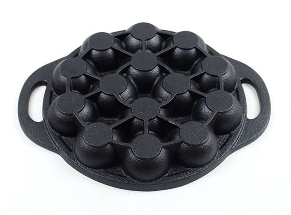 14 Hole Cast Iron Takoyaki Pan-Cast Iron Japanese Food Octopus Takoyaki pan