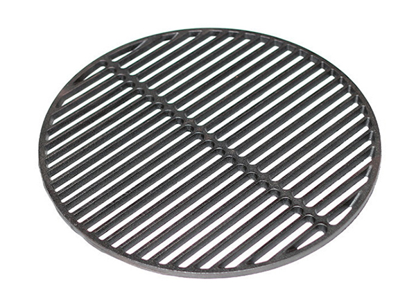 round cast iron grill