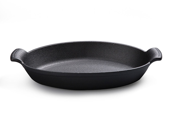 Cast iron fish pan dish pan plate