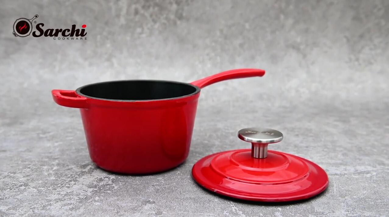 Mini Cast Iron Enamel Sauce pan