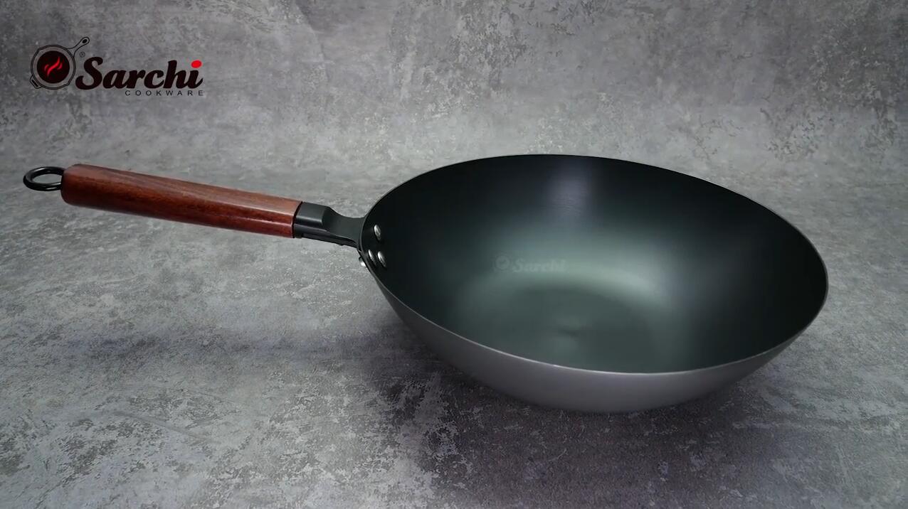 Non Stick Carbon Steel Wok Pan