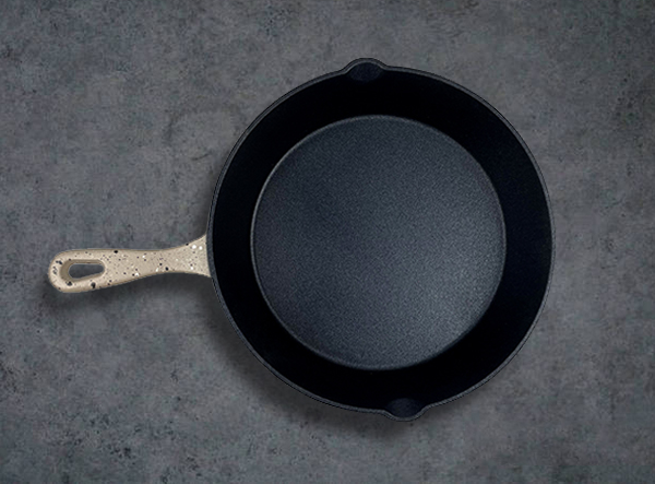 Silicone Oil Cast Iron Skillet