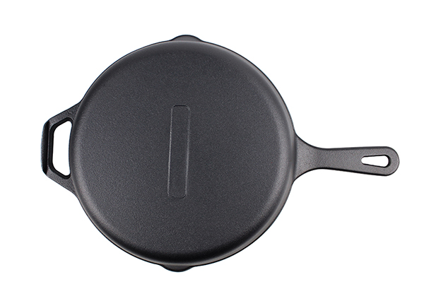 Anti-rust nitriding cast iron skillet