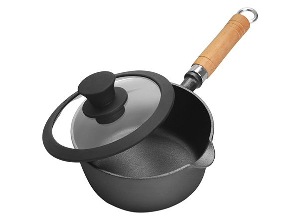 Factory Directly 1.5 qt Cast Iron Saucepan