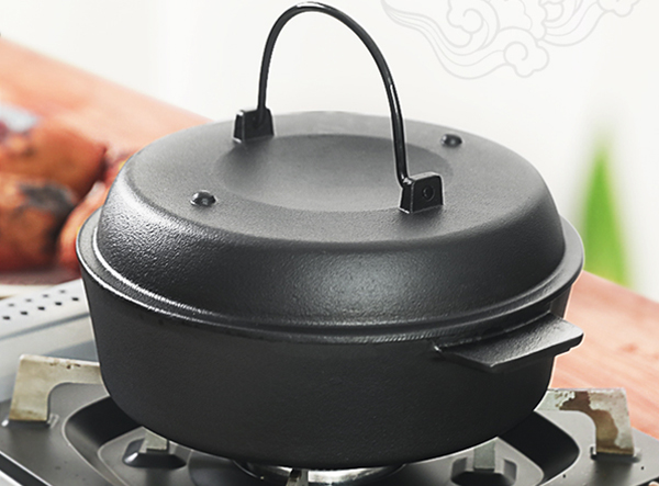 Multipurpose Cast Iron Baked Sweet Potato Roaster Pot