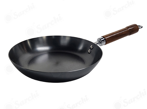 10 Inch 11 Inch Naturally Nonstick Skillet Anti-Rust Carbon Steel Frying Pan