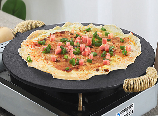square handle crepe pan