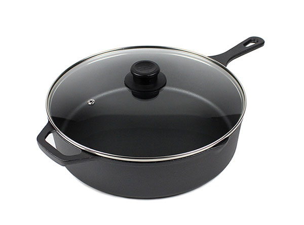 Wholesale hot sale divided cast iron skillet factory and suppliers