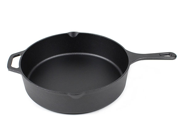 Cast Iron Deep Big Volume Cast Iron Skillet Fry Pan