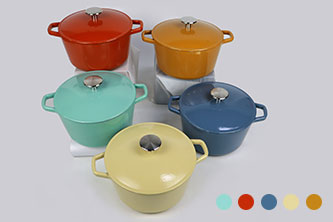 Playing with Color in the Kitchen with Sarchi cast iron