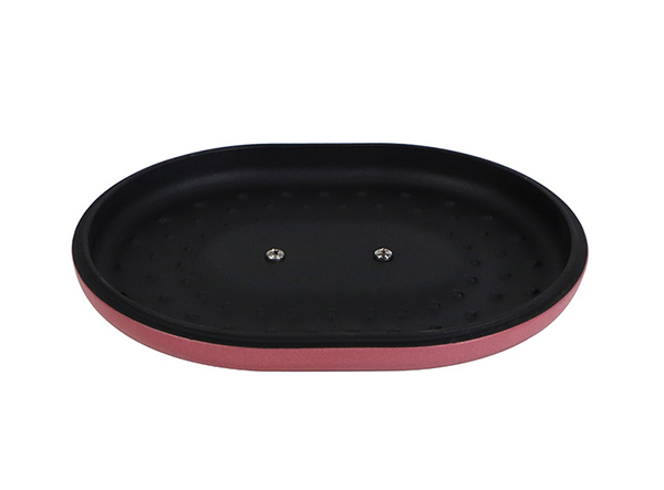 6.3 Quart Magenta Enameled Cast Iron Oval Dutch Oven