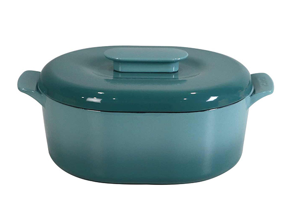 New Lake Blue Enameled Cast iron Cookware Set