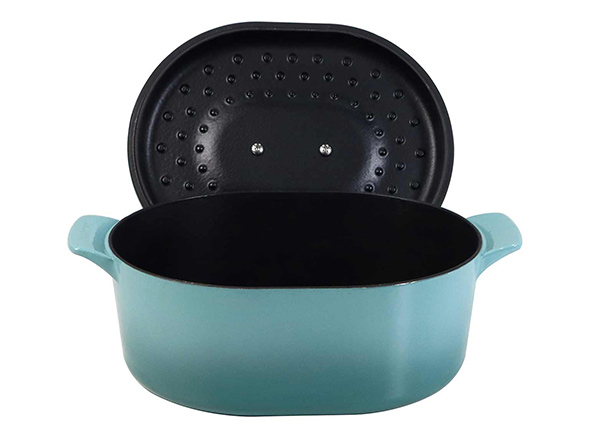 New Lake Blue Enameled Cast iron Cookware Set