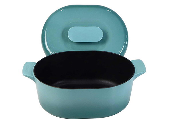 New Lake Blue Enameled Cast iron Cookware Set