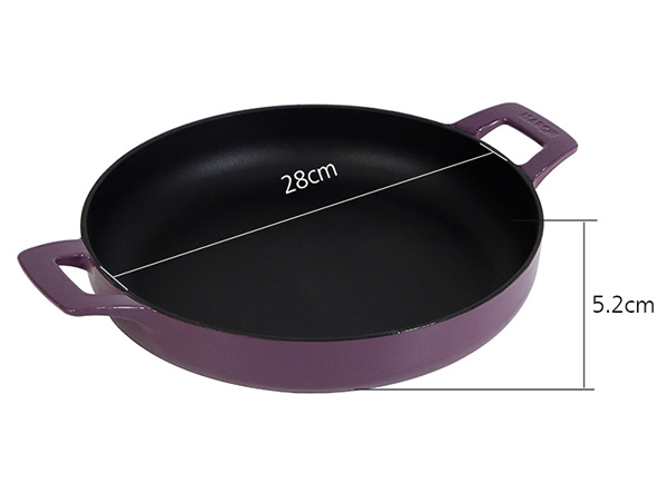 New Noble Purple Enameled Cast iron Cookware Set