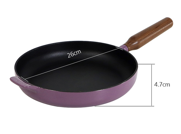 New Noble Purple Enameled Cast iron Cookware Set