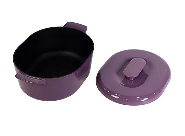 New Noble Purple Enameled Cast iron Cookware Set