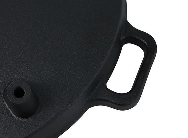 Outdoor Camping Cast Iron Barbecue Plate with 3 Removable Legs