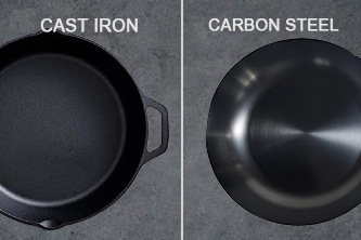 Carbon steel vs Cast Iron Pan Which One is Better