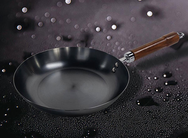 10 Inch 11 Inch Naturally Nonstick Skillet Anti-Rust Carbon Steel Frying Pan