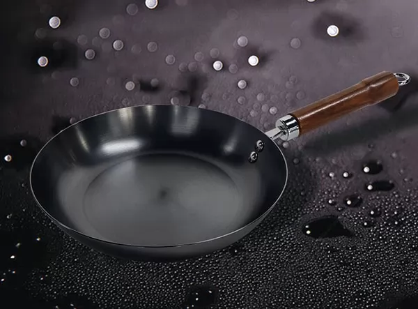 10 Inch 11 Inch Naturally Nonstick Skillet Anti-Rust Carbon Steel Frying Pan