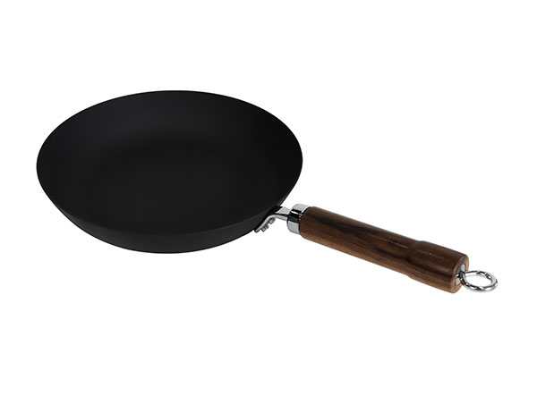11 Inch Scratch Resistant Cookware Healthy Titanium-Infused  Carbon Steel Pan