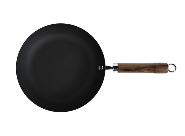 11-inch nitrided carbon steel wok