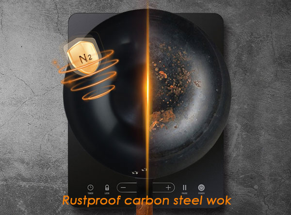 carbon steel wok