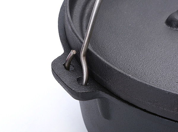 Three Legs Outdoor Camping Cookware Cast Iron Dutch Oven