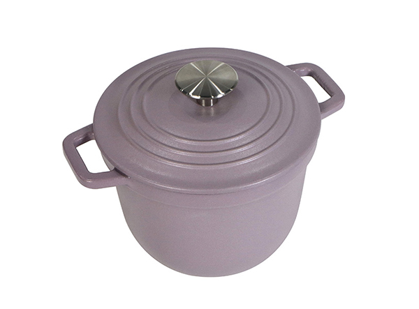 2.5qt Sealed Enamel Stew Pot Cast Iron Rice Cooker