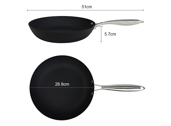 nitrided carbon steel cookware