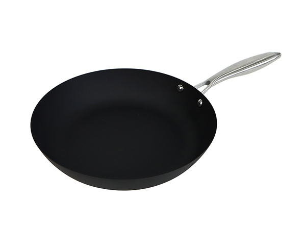 11-inch nitrided carbon steel wok