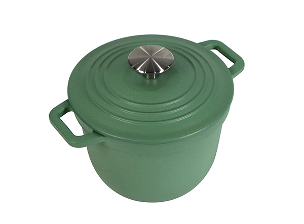 2.5qt Sealed Enamel Stew Pot Cast Iron Rice Cooker