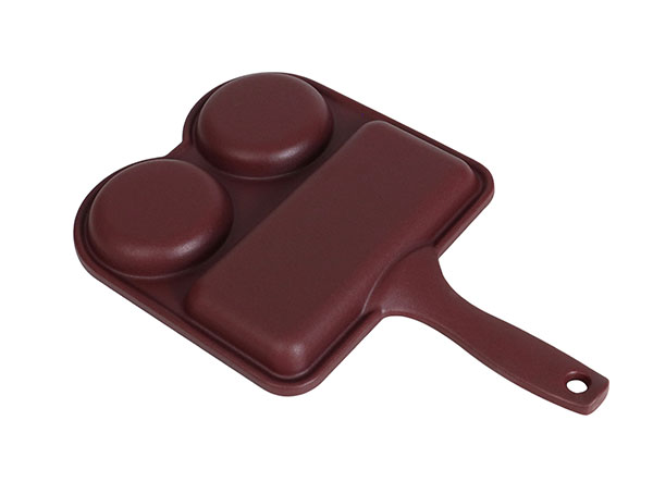 Matte Enamel Cast Iron 3-in-1 Section Divided Pan