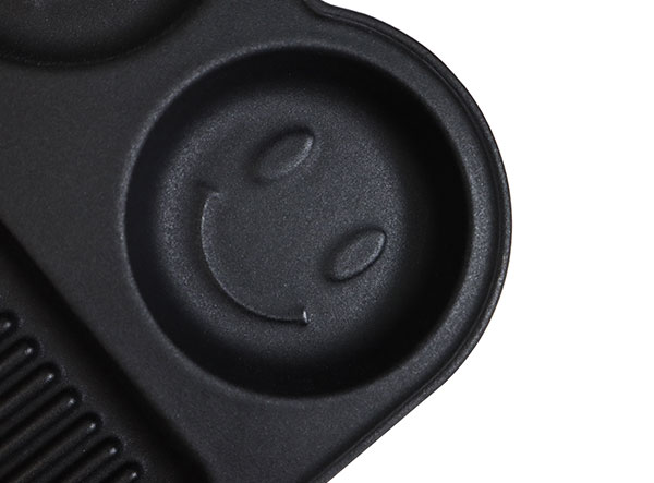 Matte Enamel Cast Iron 3-in-1 Section Divided Pan