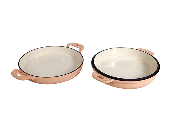 2 in 1 Enameled Cast Iron Braiser with Skillet Lid