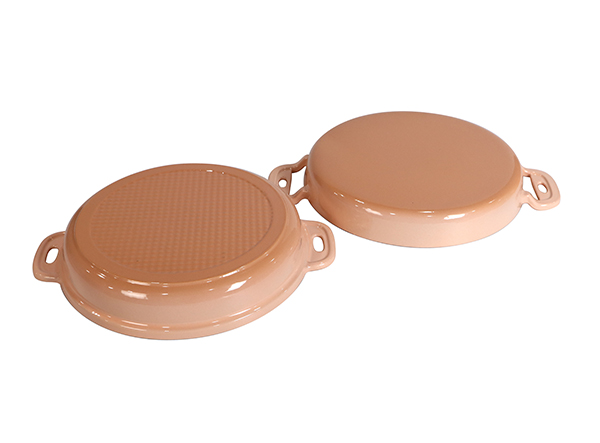 2 in 1 Enameled Cast Iron Braiser with Skillet Lid