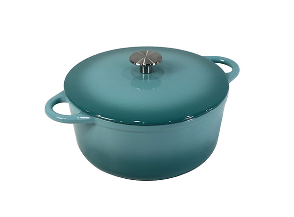 Wholesale Enameled Cast Iron Covered Round Cocotte