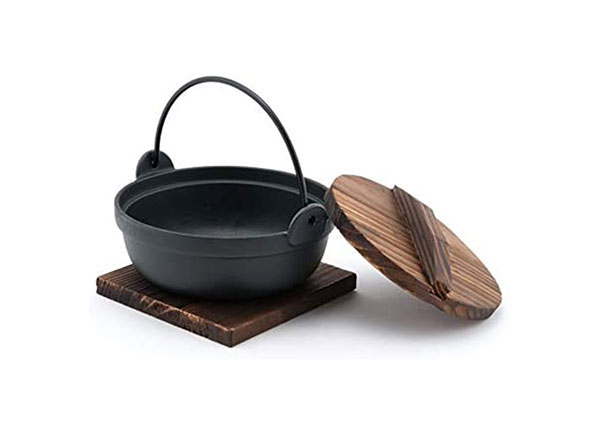 Japanese Cast Iron Sukiyaki Tetsu Nabe Hot Pot