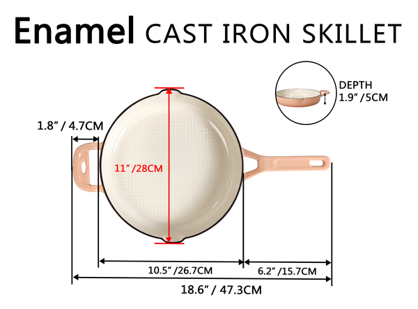 Enamel 6-Piece Cast Iron Pots and Pans Set Manufacturer