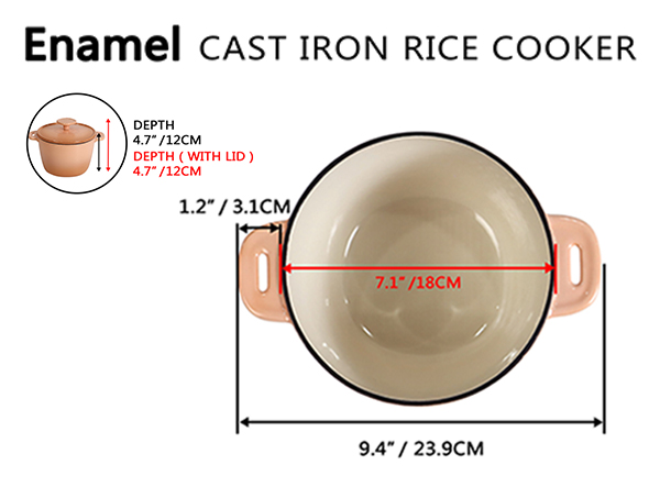 Enamel 6-Piece Cast Iron Pots and Pans Set Manufacturer