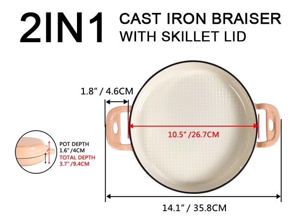 Enamel 6-Piece Cast Iron Pots and Pans Set Manufacturer