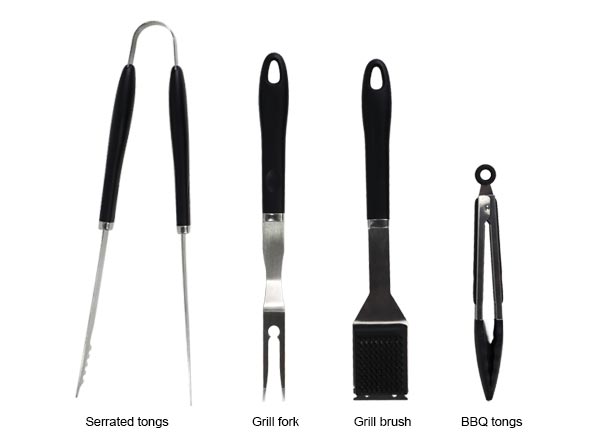 Grill Utensils 4PC Stainless Steel BBQ Tool Set Supplier