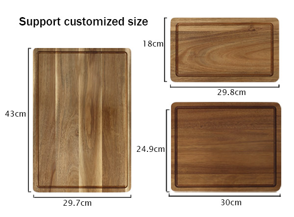 Wholesale Extra Large Wood Chopping Block with Juice Groove