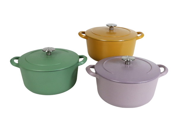 Cast Iron Soup Pot Enameled Stock Pots Enamel Coating Cast Iron Cookware Casseroles