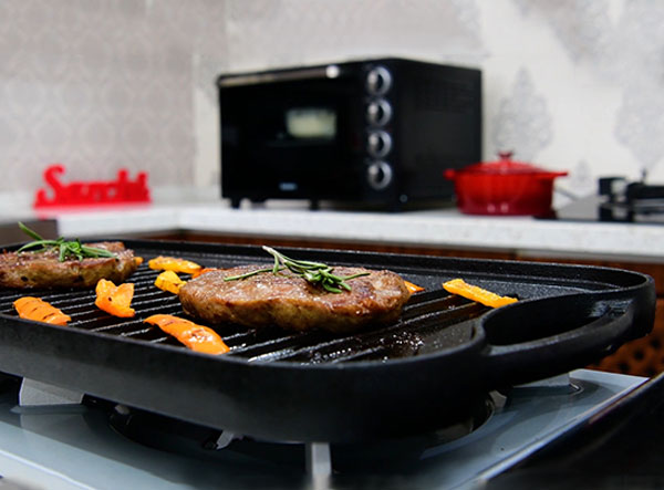 Cast Iron Rectangular Griddle