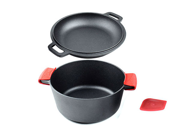 Cast Iron Double Dutch Oven
