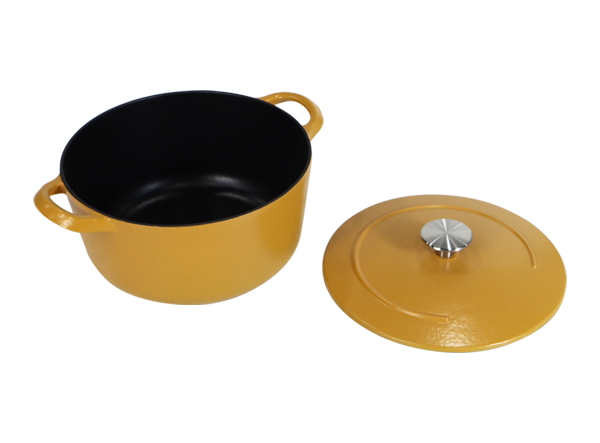 Cast Iron Soup Pot Enameled Stock Pots Enamel Coating Cast Iron Cookware Casseroles